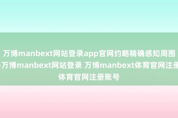 万博manbext网站登录app官网约略精确感知周围环境-万博manbext网站登录 万博manbext体育官网注册账号