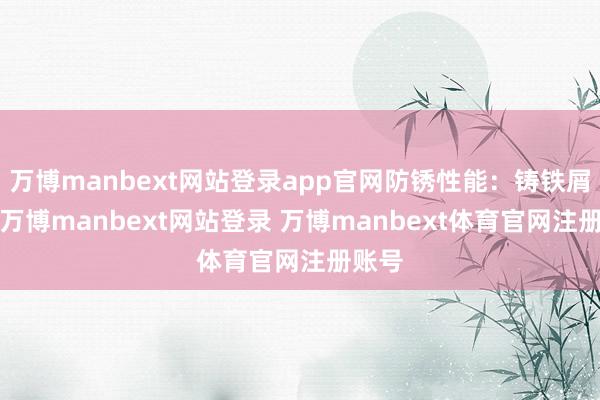 万博manbext网站登录app官网防锈性能:铸铁屑0级-万博manbext网站登录 万博manbext体育官网注册账号